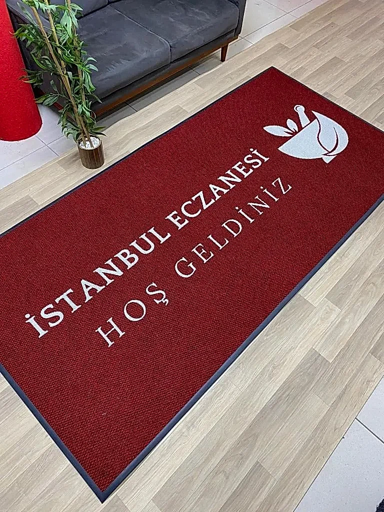 Eczanelere Özel Logolu Paspas