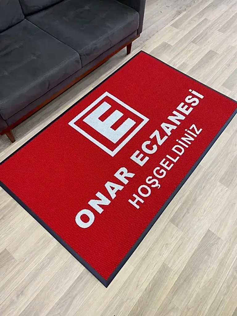 Eczanelere Özel Logolu Paspas