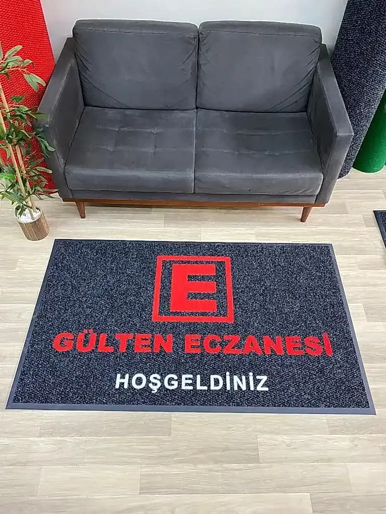 Eczanelere Özel Logolu Paspas