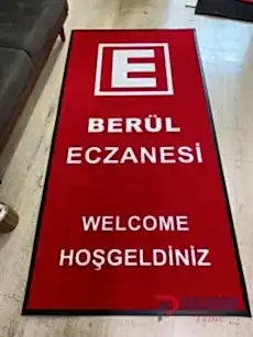 Eczanelere Özel Logolu Paspas